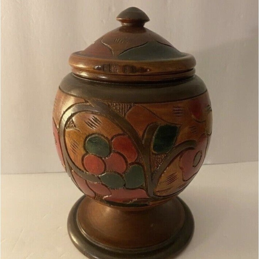 Wooden Pot with removable lid